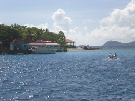 Marina Cay in the BVI's provides a very sheltered mooring