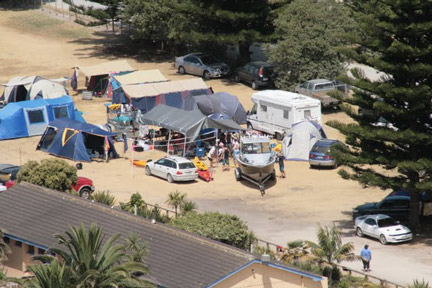 Our Campsite at Matauri Bay