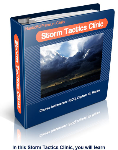 Managing a storm in a sailboat