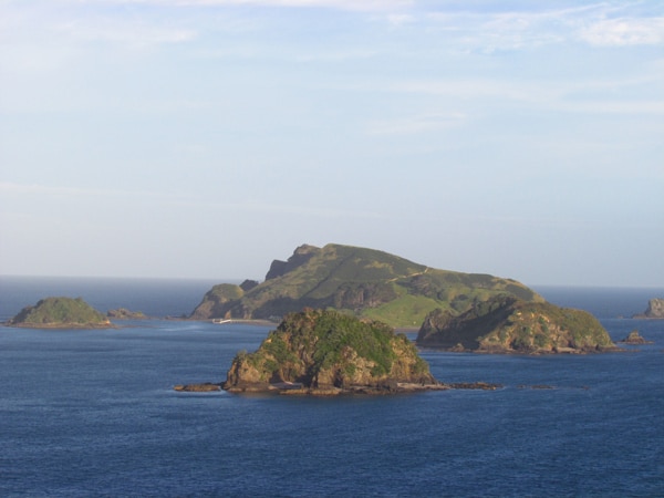 View of the Cavalli Islands