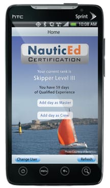 Android Sailing Resume Update App