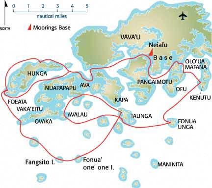 map of tonga