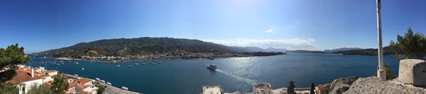 View From Poros Clock Tower