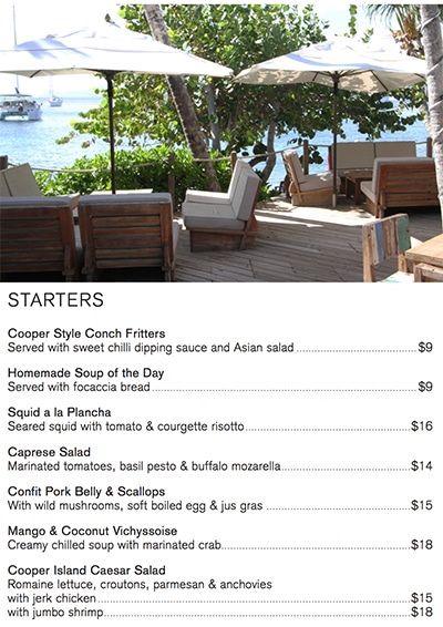 Cooper Island Beach Club Restaurant