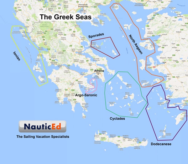 The Greek Seas
