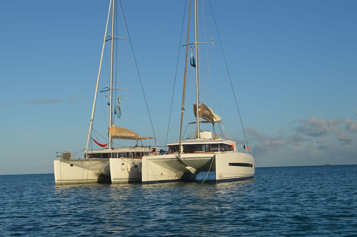 Catamarans in Antigua
