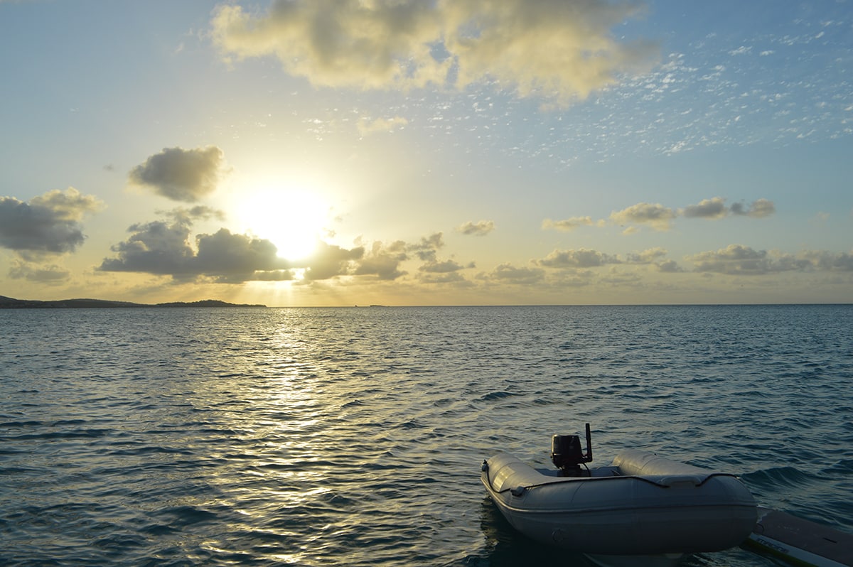 Sunset At Jumby Bay